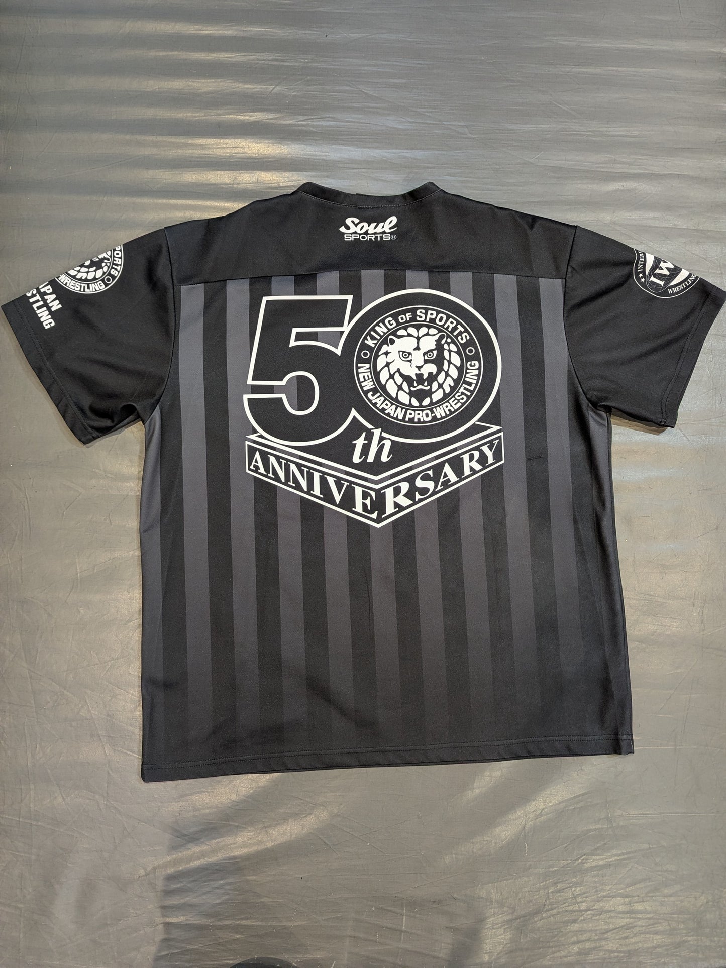 新日本プロレス50周年記念「SOUL SPORTS」レプリカレフェリーシャツ
