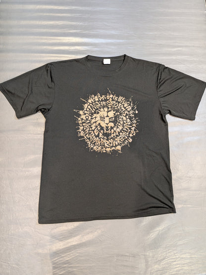 ライオンマーク ドライTシャツ(2026・ブラック×ゴールド)