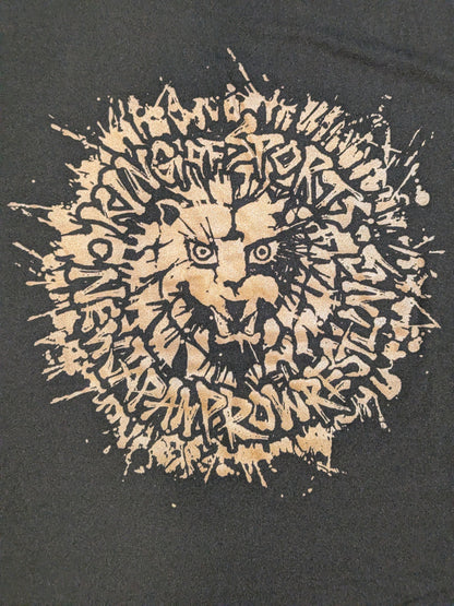 ライオンマーク ドライTシャツ(2026・ブラック×ゴールド)