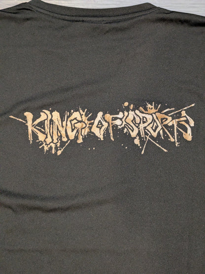 ライオンマーク ドライTシャツ(2026・ブラック×ゴールド)