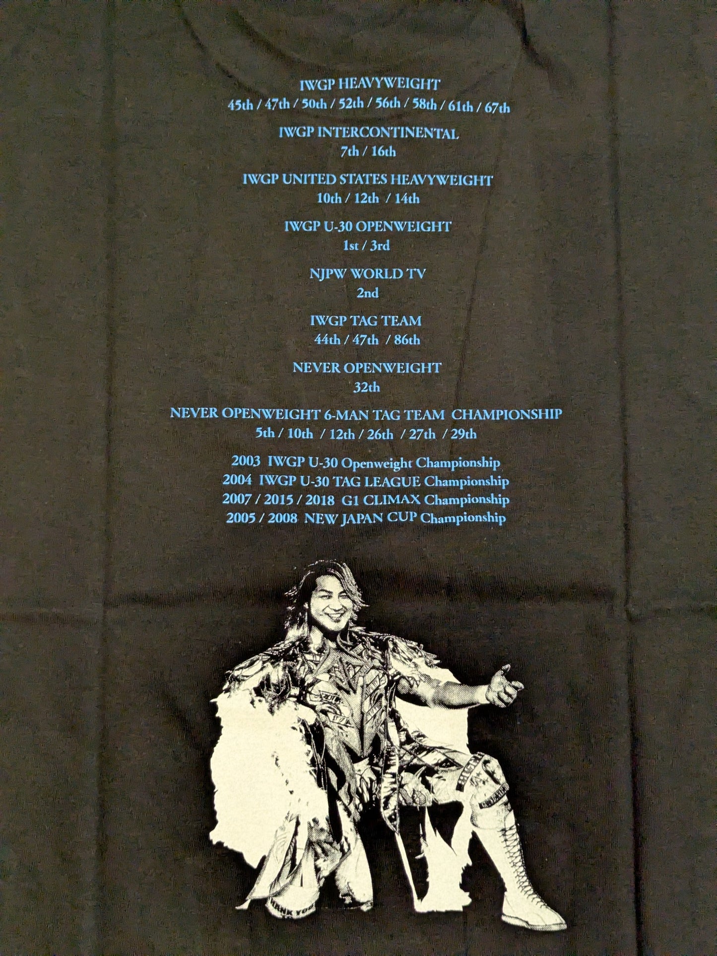 棚橋弘至「Final Road」引退記念Tシャツ②