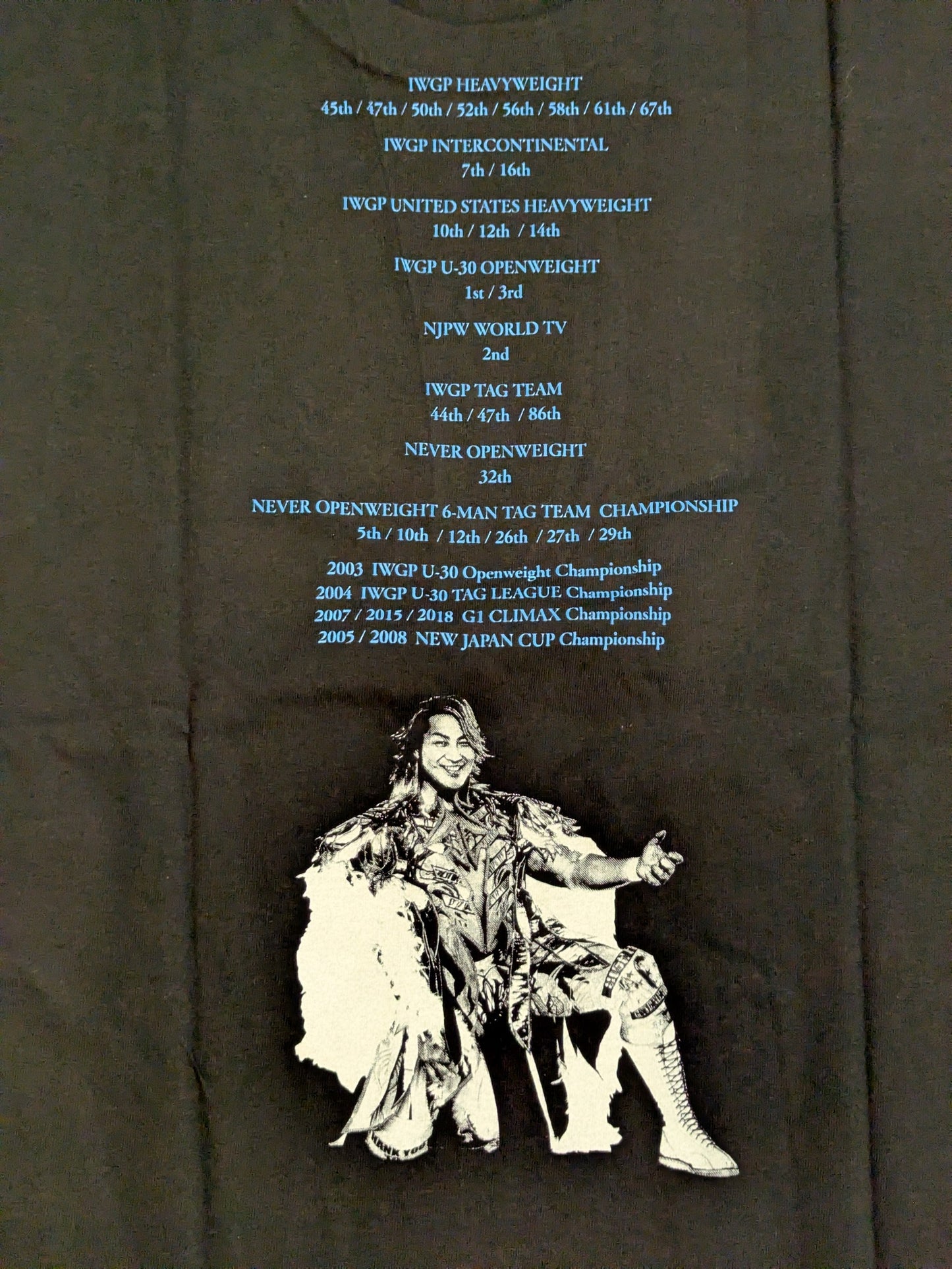 棚橋弘至「Final Road」引退記念Tシャツ③