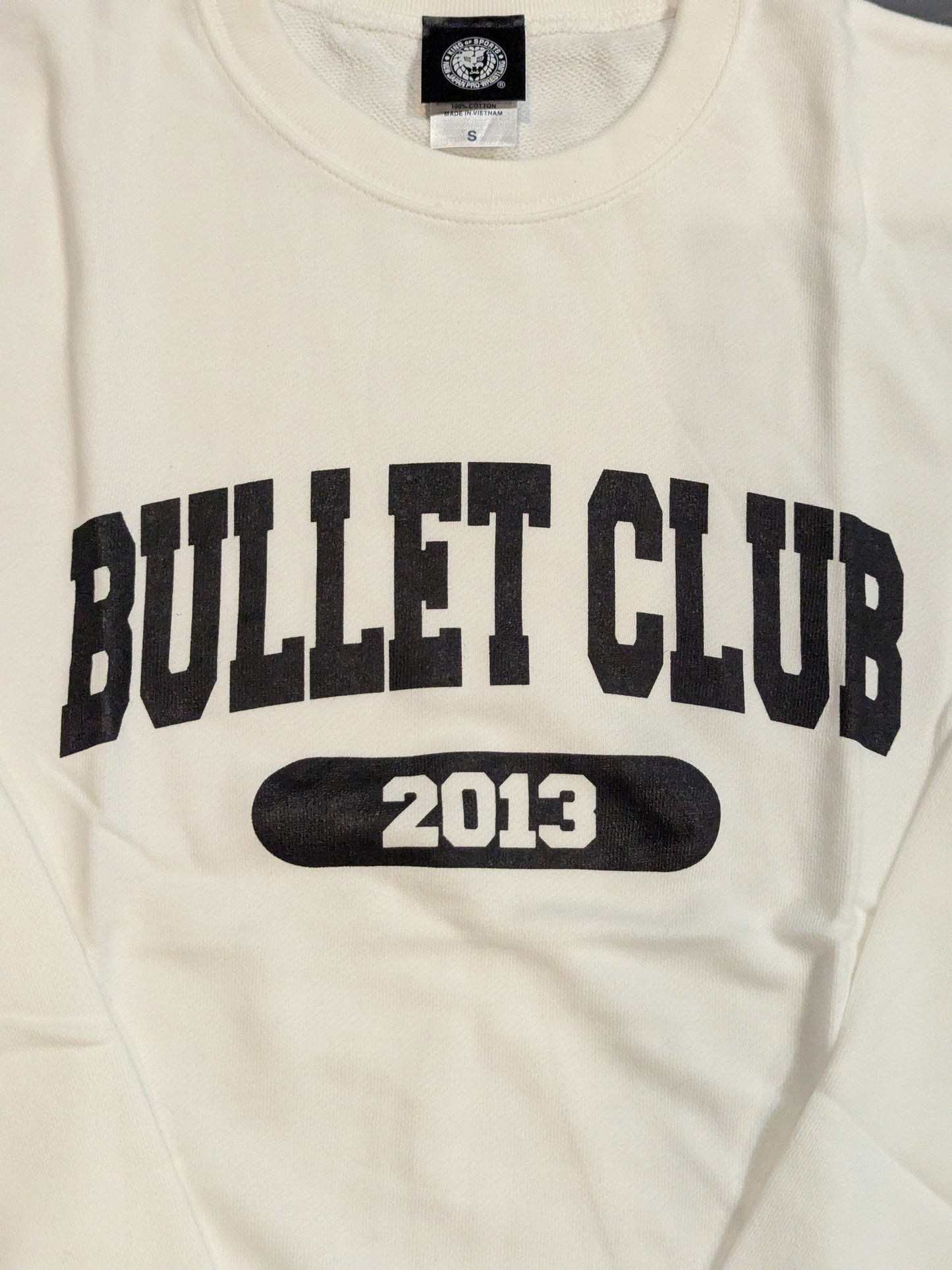 BULLET CLUB カレッジライトトレーナー(ホワイト)