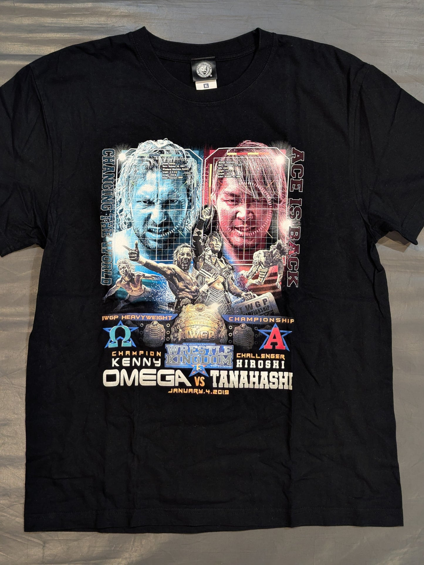 WK13 ケニー・オメガvs棚橋弘至 ピクチャーTシャツ