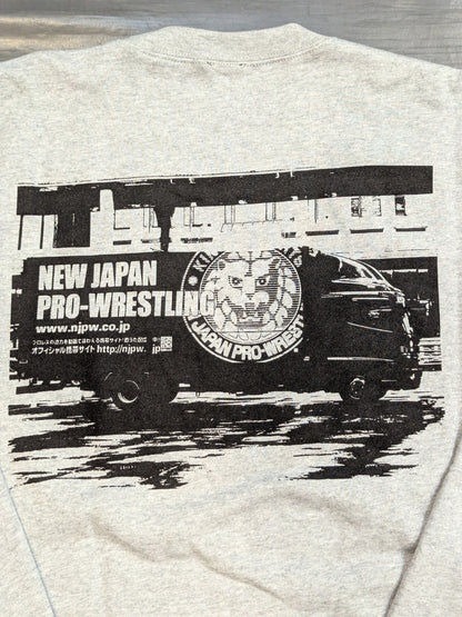 新日本プロレス 2025年福袋トレーナー(ミックスグレー)