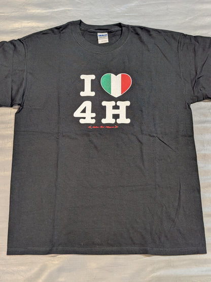 I4H(イタリアン・フォー・ホースメン)「I♥4H」Tシャツ