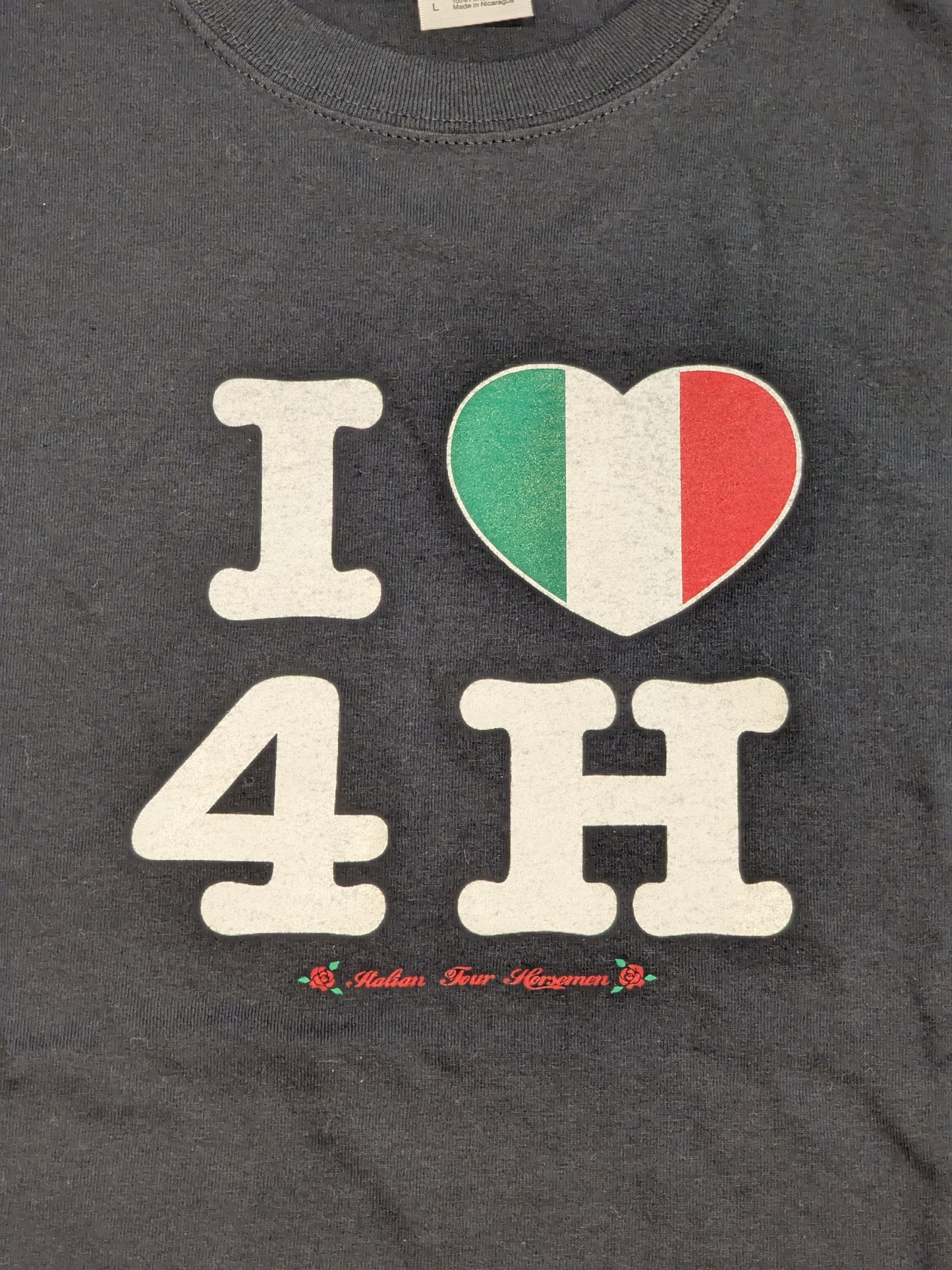 I4H(イタリアン・フォー・ホースメン)「I♥4H」Tシャツ