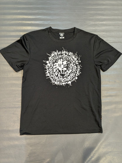 ライオンマーク ドライTシャツ(2025・ブラック×ホワイト)