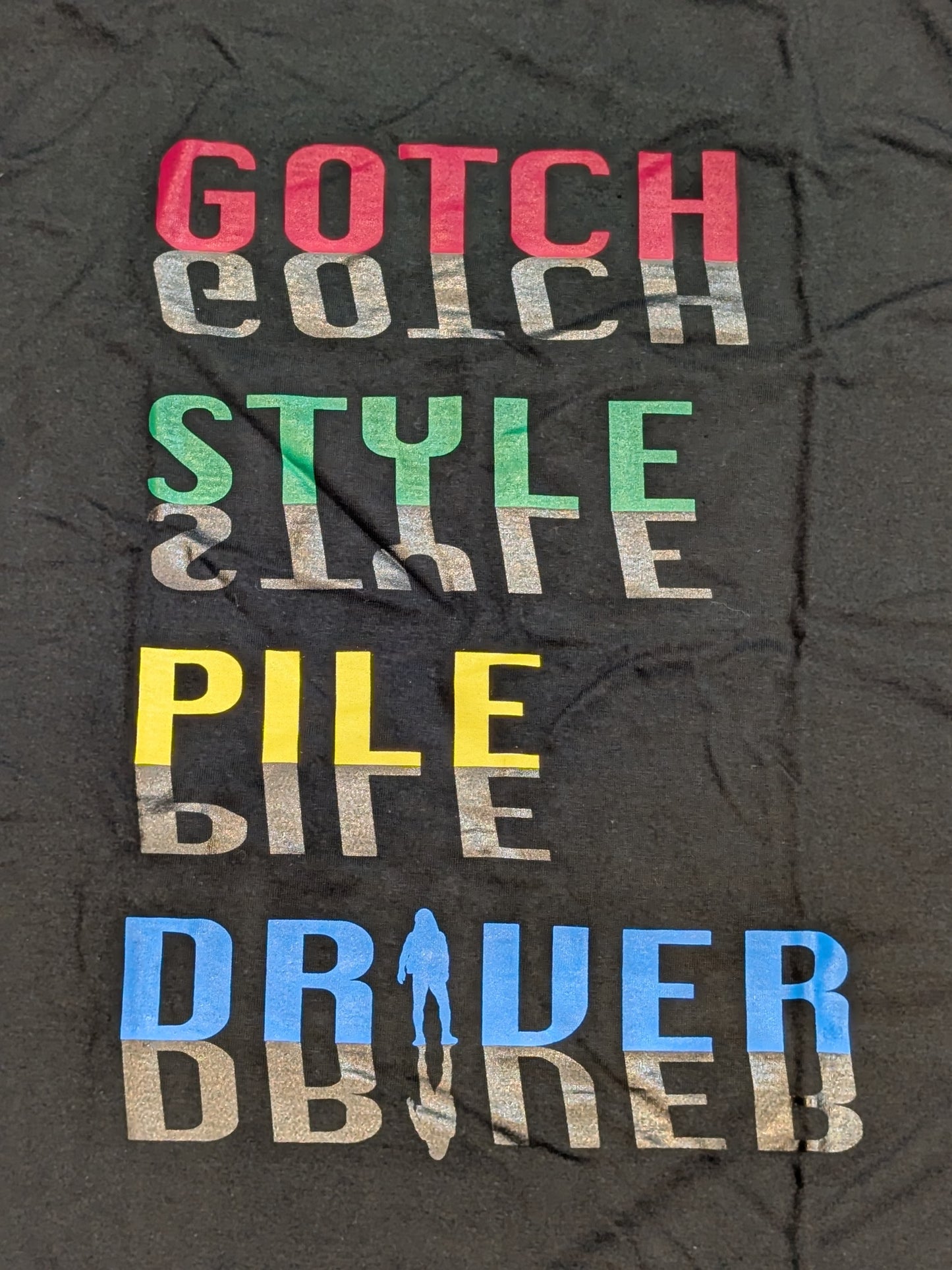鈴木みのる「GOTCH STYLE PILE DRIVER」Tシャツ⑦(ブラック)