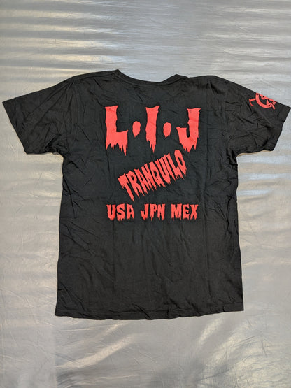 L・I・J Tシャツ②(ブラック×レッド）