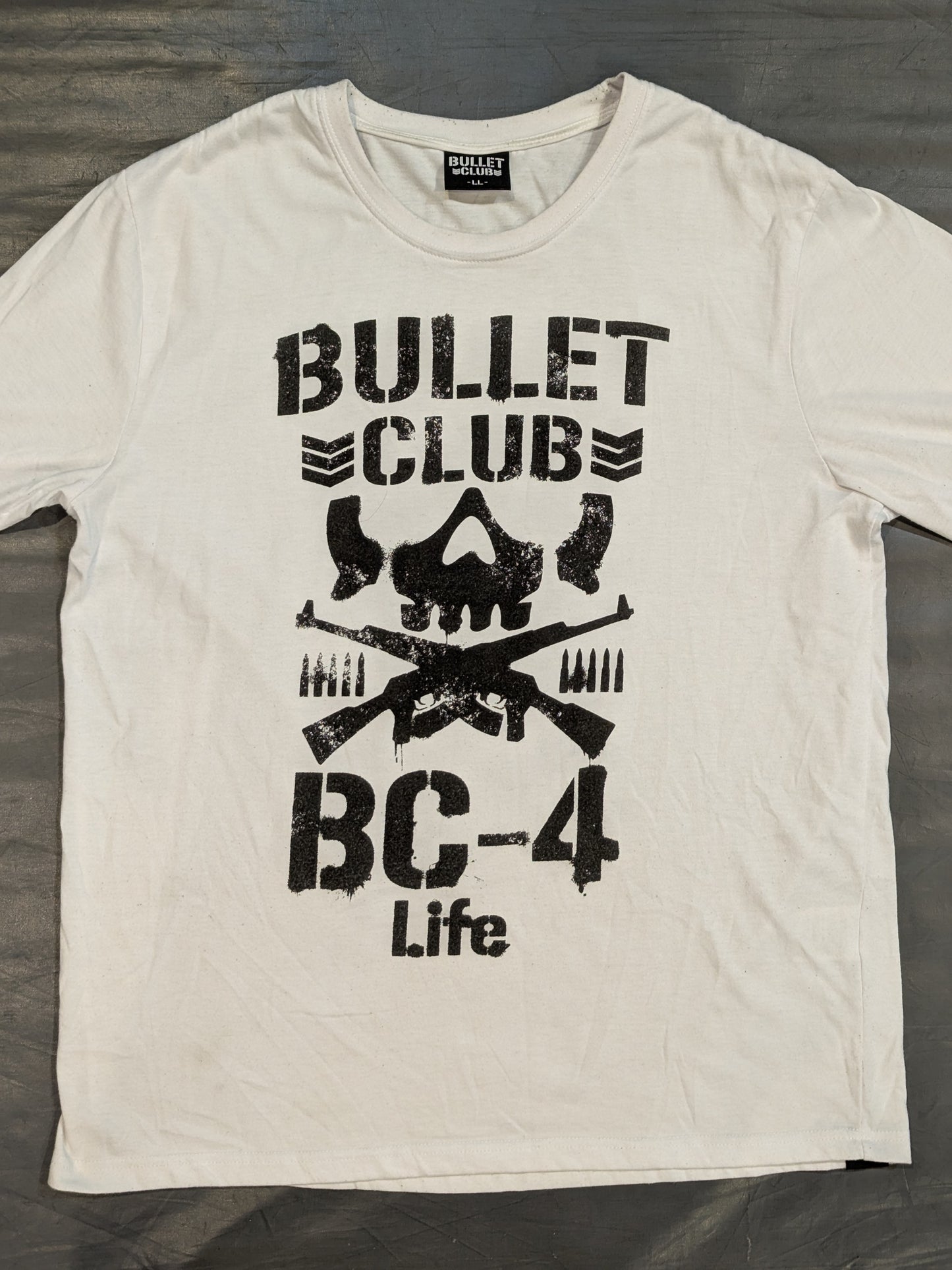 BULLET CLUB×アベイル ロングスリーブTシャツ②(ホワイト)