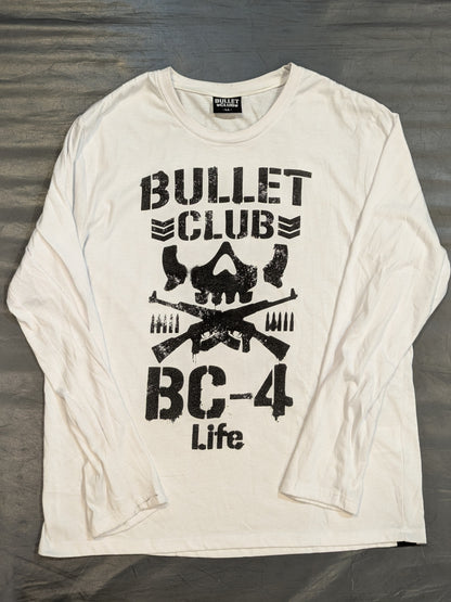 BULLET CLUB×アベイル ロングスリーブTシャツ②(ホワイト)
