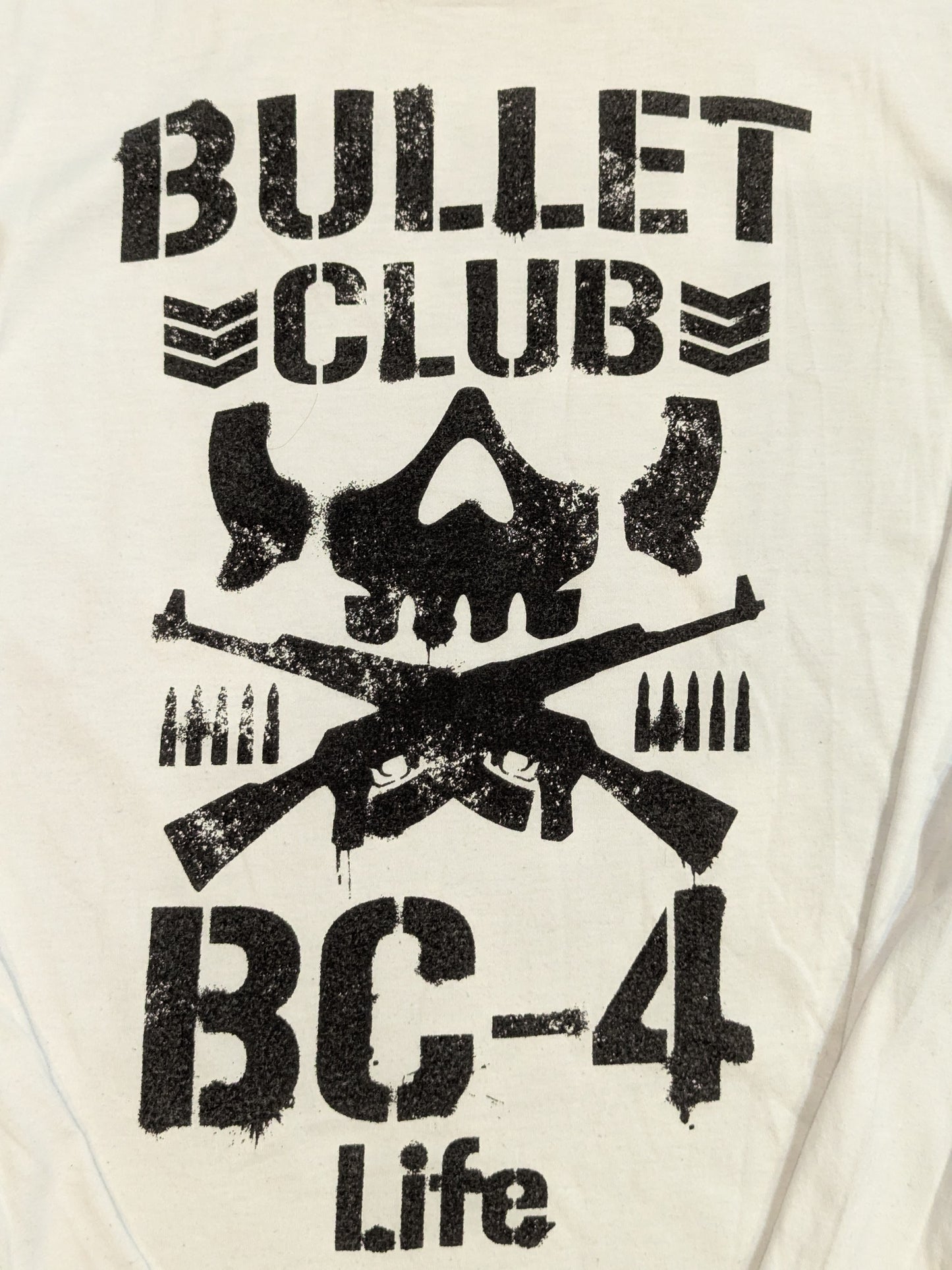 BULLET CLUB×アベイル ロングスリーブTシャツ②(ホワイト)