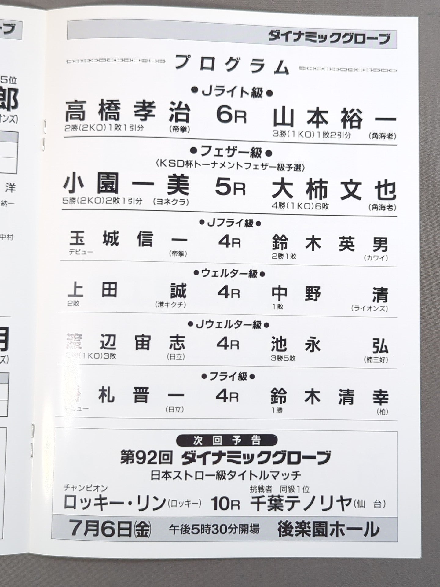 91st Dynamic Glove / [Japan Featherweight Title Match] Seiji Asakawa vs. Ryutaro Ueda