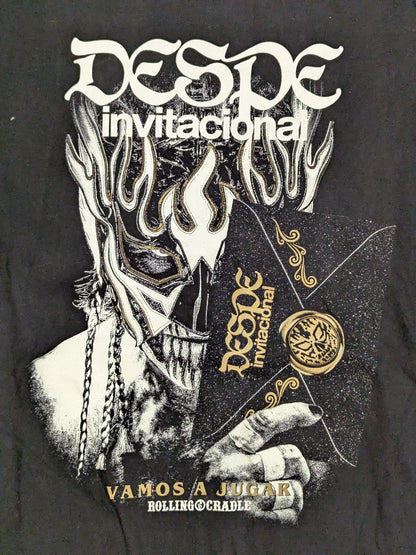 El Desperado: "DESPE-invitacional supported by ROLLING CRADLE. Vamos a jugar" T-shirt (2)