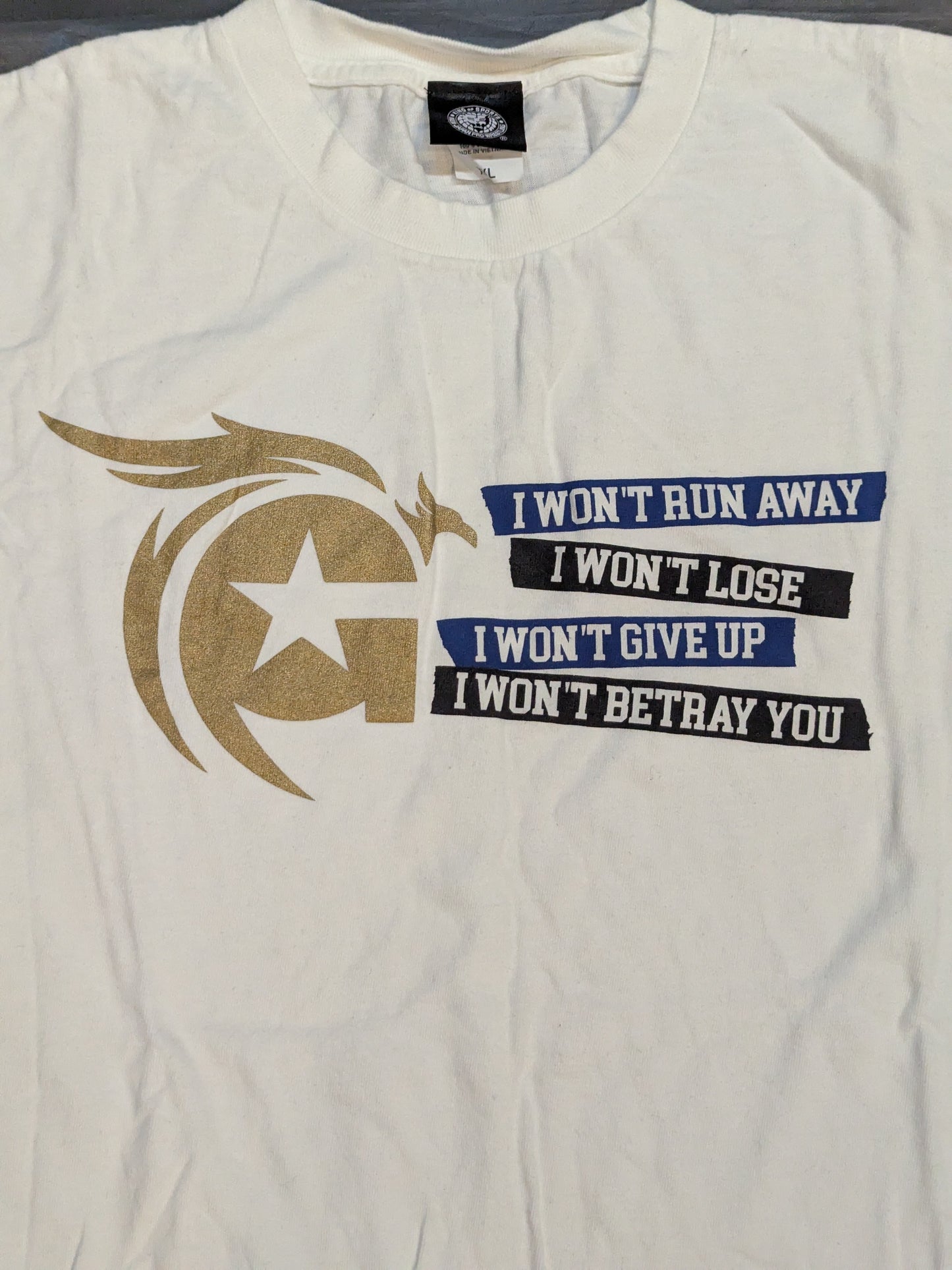 飯伏幸太「I will become God」Tシャツ②(ホワイト)