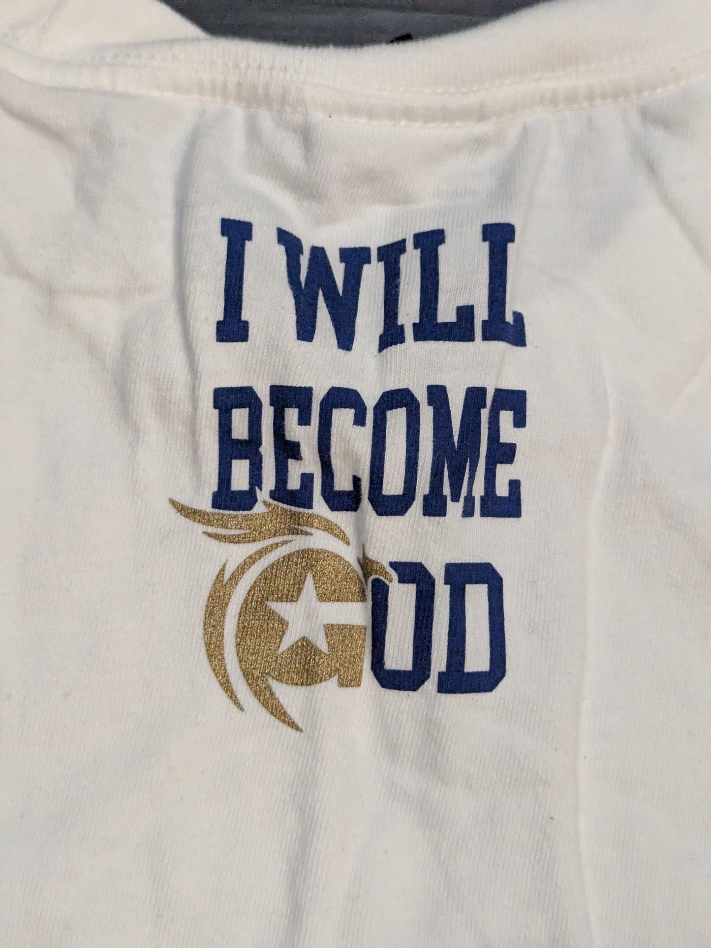 飯伏幸太「I will become God」Tシャツ②(ホワイト)