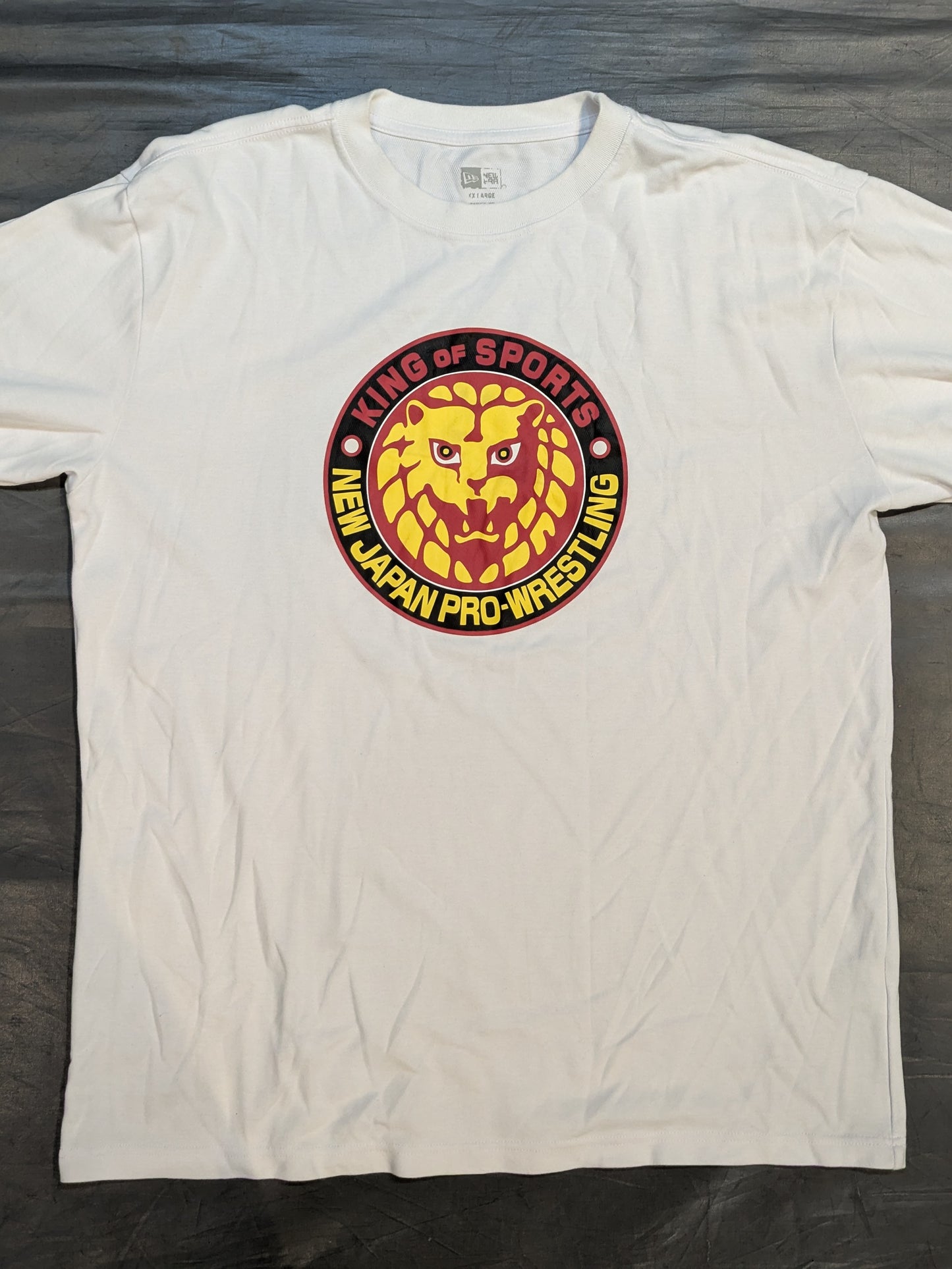 ライオンマーク×NEW ERA コラボロングスリーブTシャツ(ホワイト)