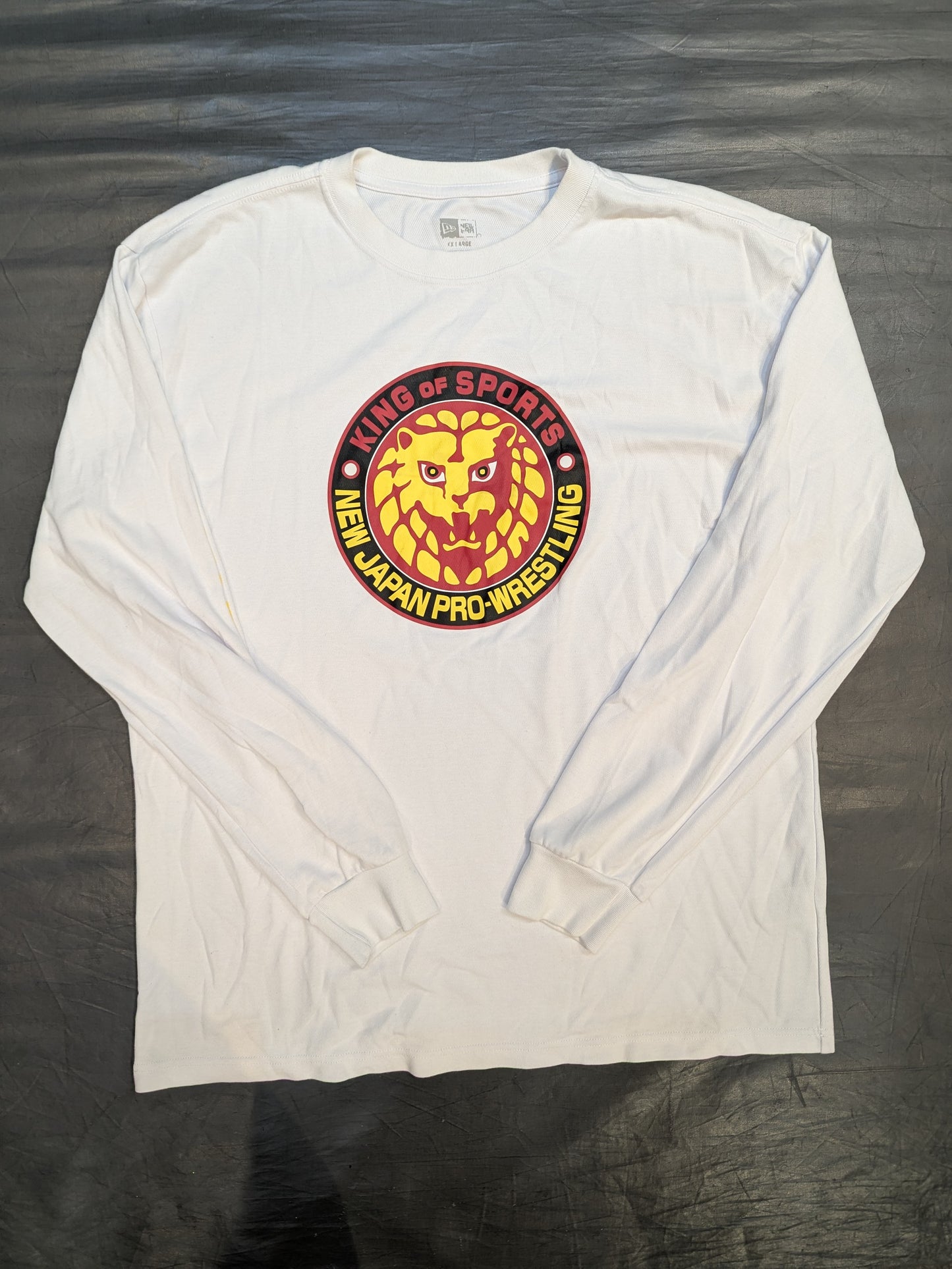 ライオンマーク×NEW ERA コラボロングスリーブTシャツ(ホワイト)