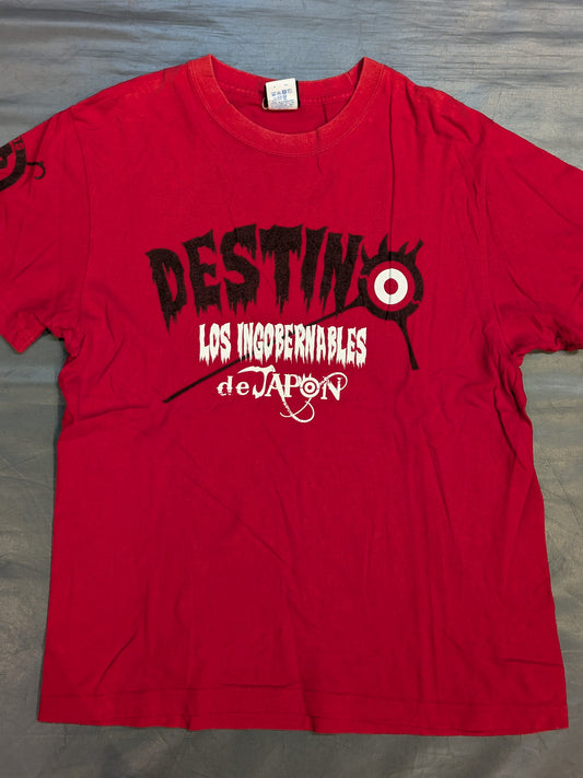 内藤哲也「DESTINO」Tシャツ②(レッド)