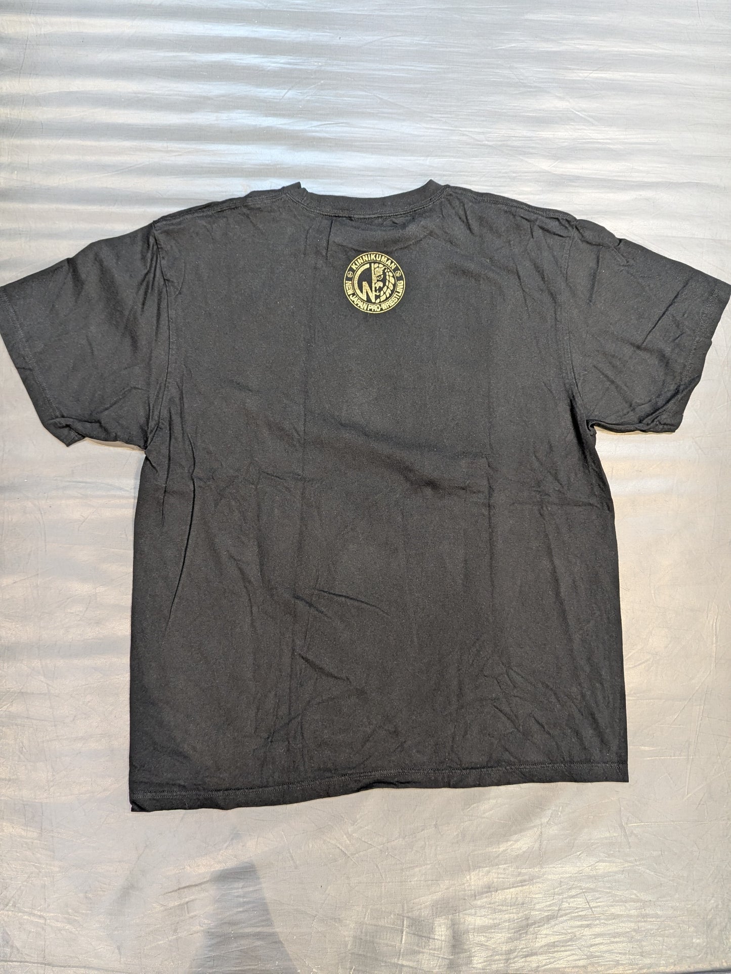棚橋弘至×ロビンマスク「SLING BLADE」Tシャツ①(ブラック)