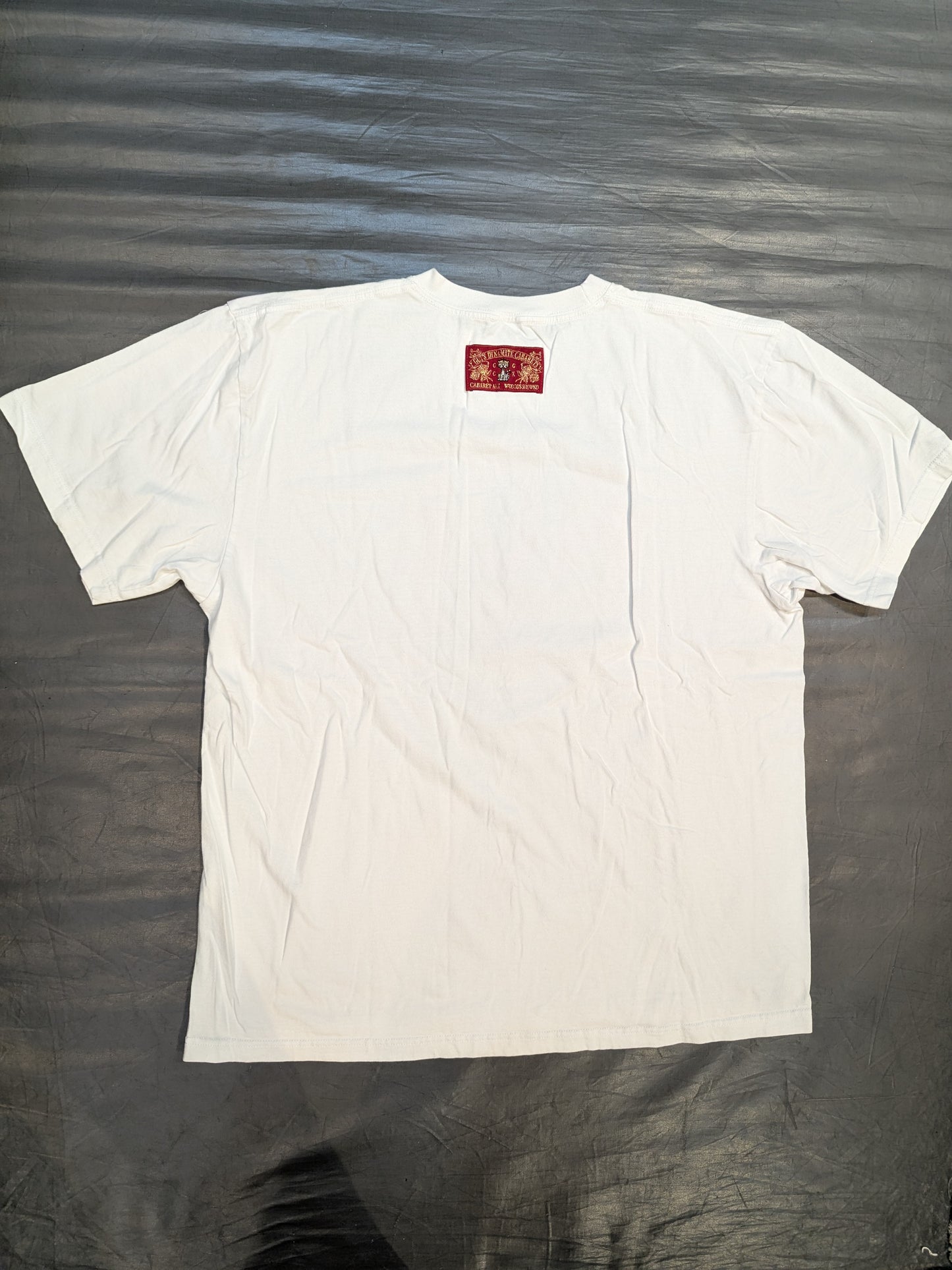 棚橋弘至×ガッツ・ダイナマイト・キャバレーズ コラボTシャツ②(ホワイト)