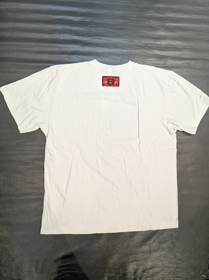 棚橋弘至×ガッツ・ダイナマイト・キャバレーズ コラボTシャツ②(ホワイト)
