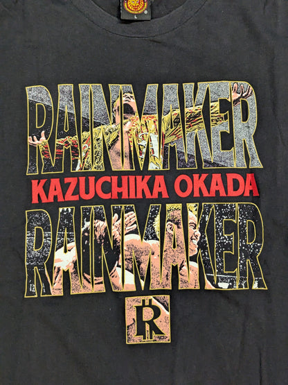 オカダ・カズチカ「RAINMAKER×RAINMAKER」Tシャツ(ブラック)