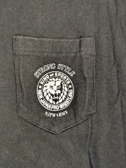 ライオンマーク「新日本プロレス展ミュージアム開催記念 」ポケットTシャツ(HMV限定)