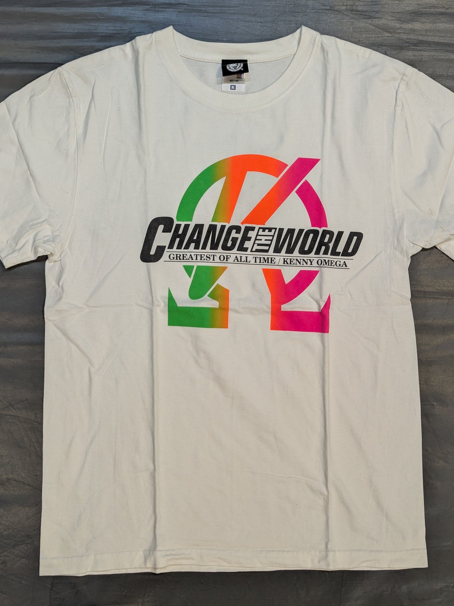 ケニー・オメガ「CHANGE THE WORLD」Tシャツ