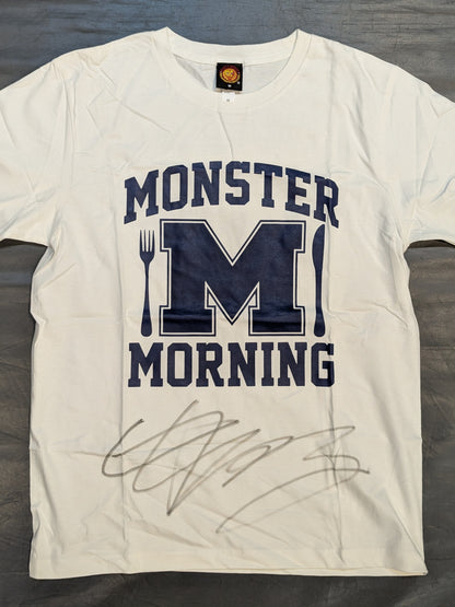【直筆サイン入り】中西学「MONSTER MORNING」Tシャツ