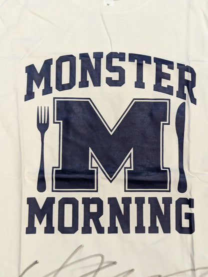 【直筆サイン入り】中西学「MONSTER MORNING」Tシャツ