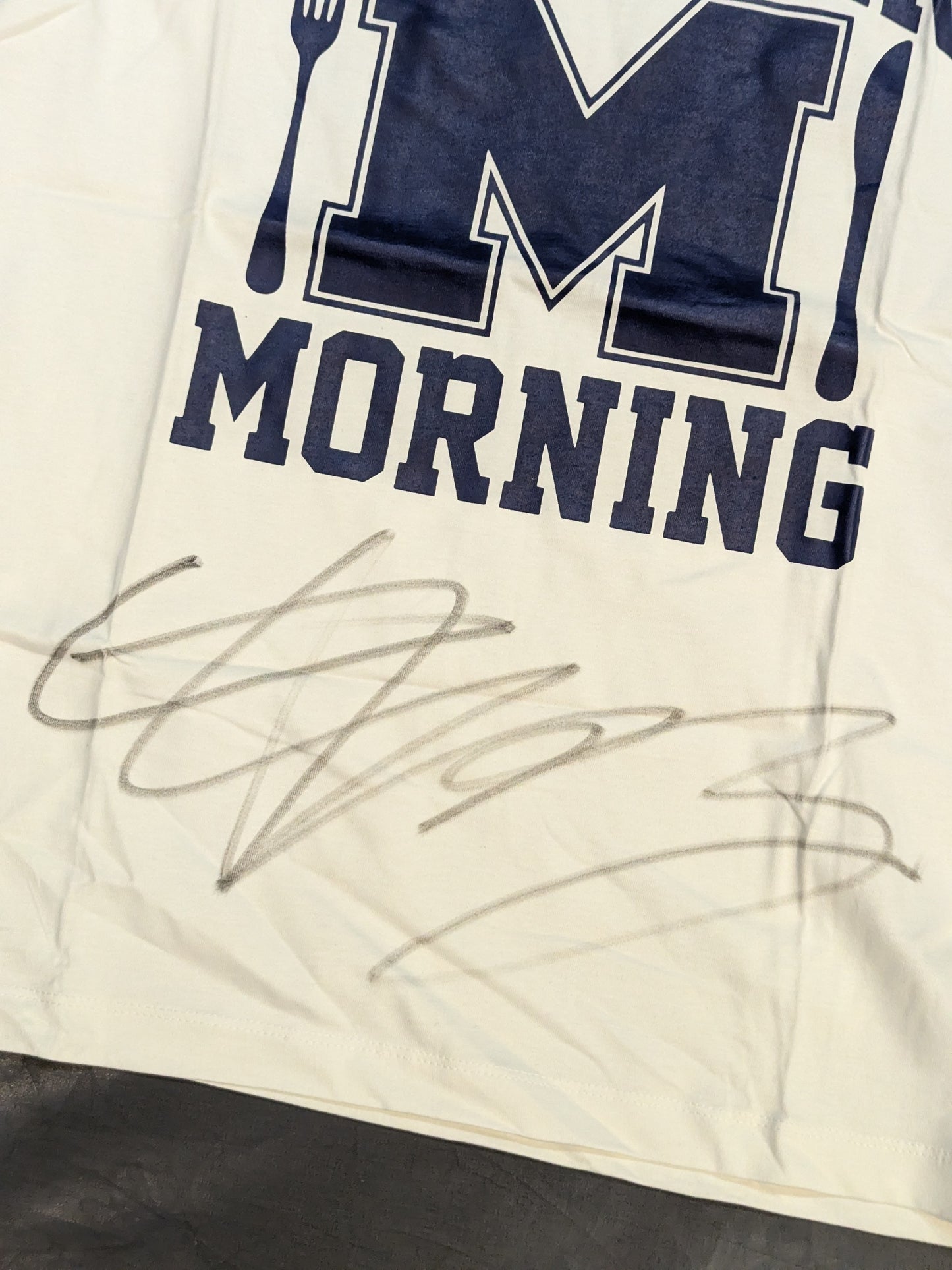 【直筆サイン入り】中西学「MONSTER MORNING」Tシャツ