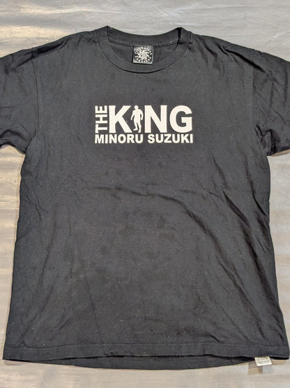 鈴木みのる「THE KING」Tシャツ(ブラック)