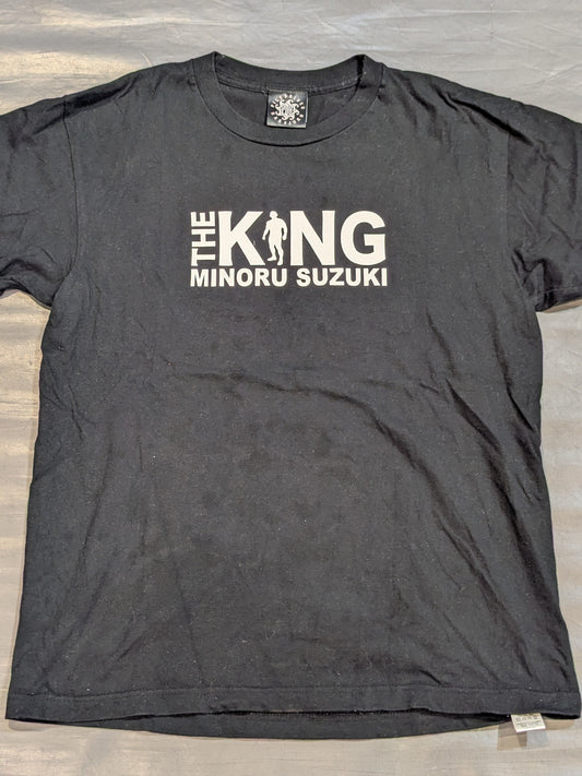 Minoru Suzuki "THE KING" T-shirt (Black)
