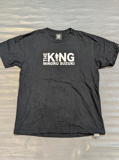 鈴木みのる「THE KING」Tシャツ(ブラック)