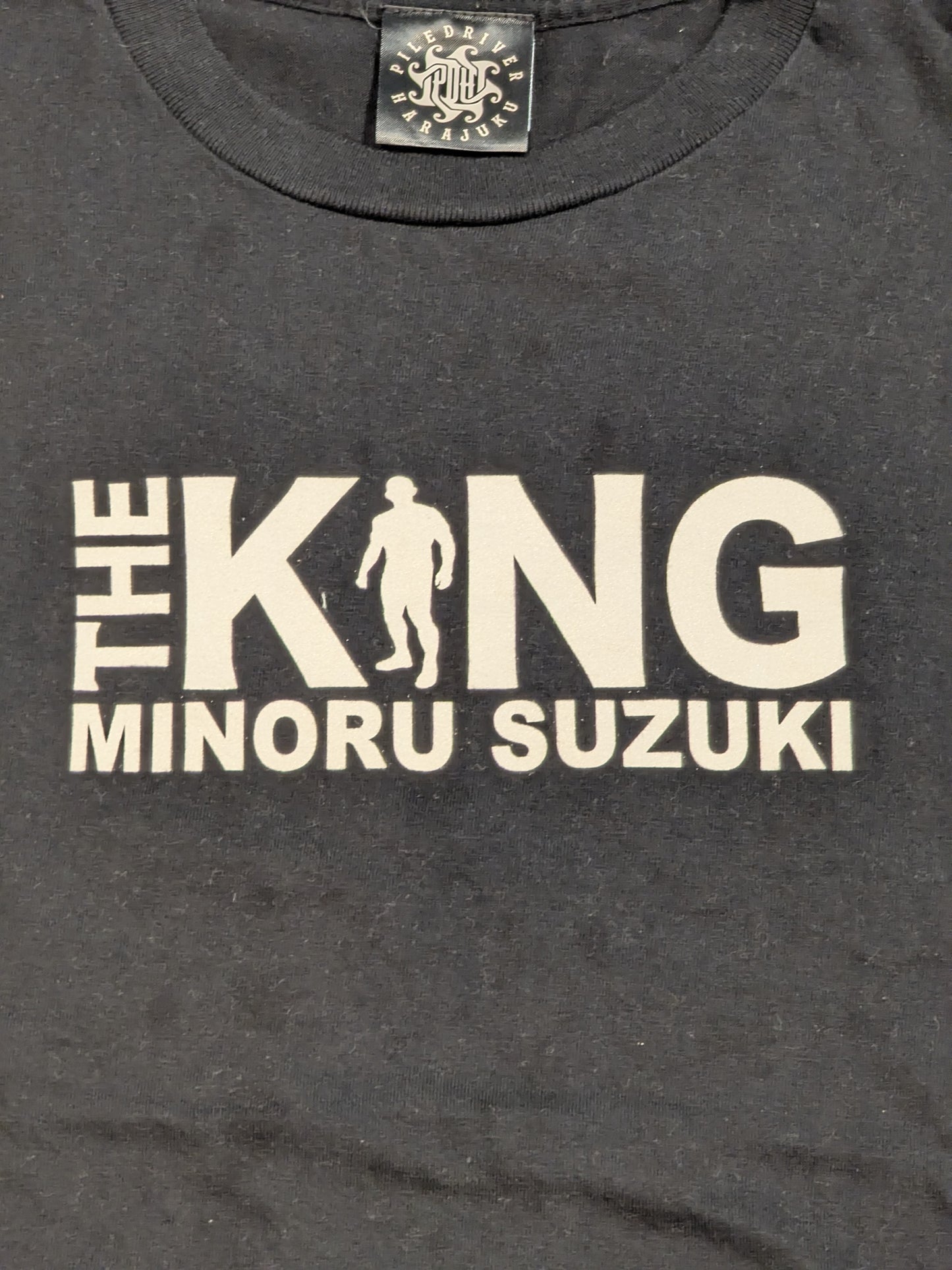 鈴木みのる「THE KING」Tシャツ(ブラック)