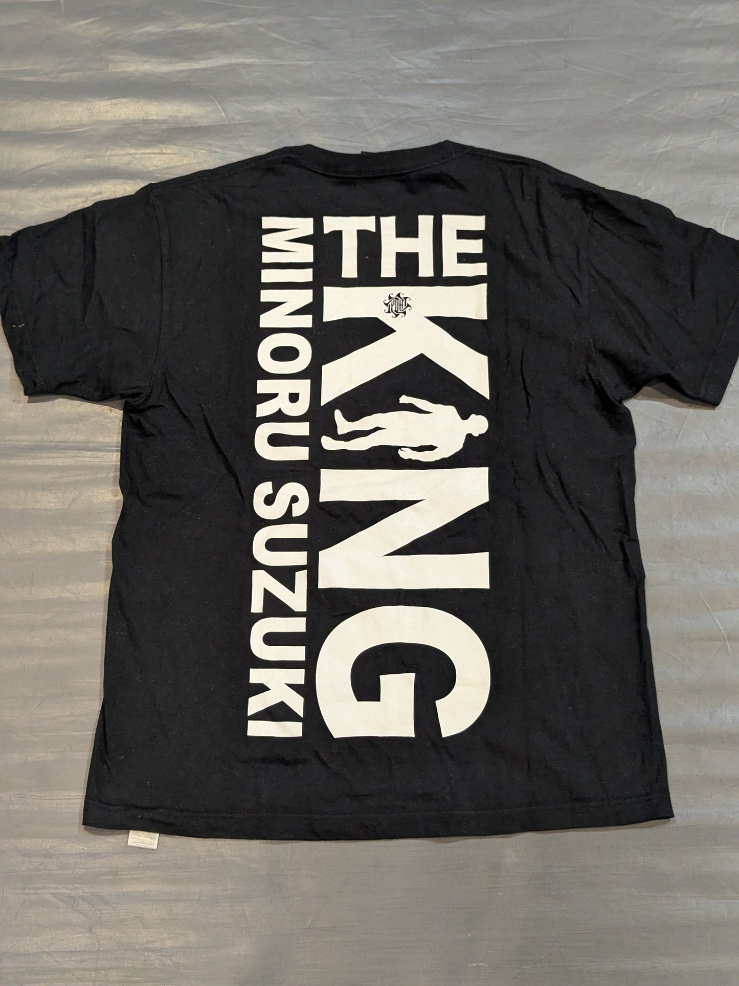 鈴木みのる「THE KING」Tシャツ(ブラック)