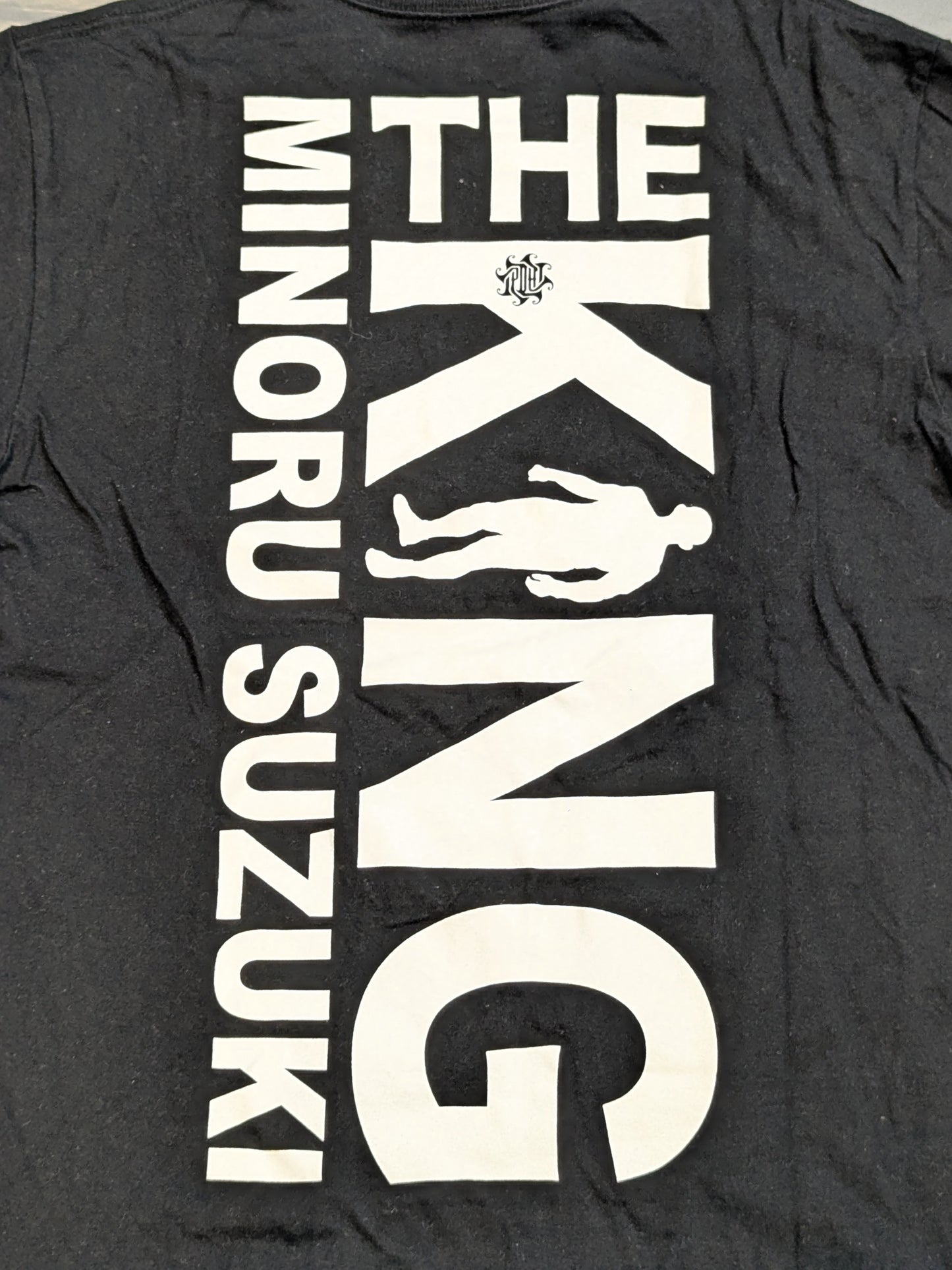 鈴木みのる「THE KING」Tシャツ(ブラック)