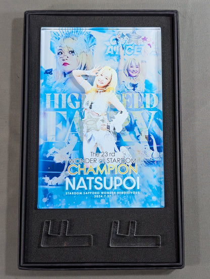 NATSUPOI 23rd Wonder of Stardom Coronation Commemoration Acrylic Block