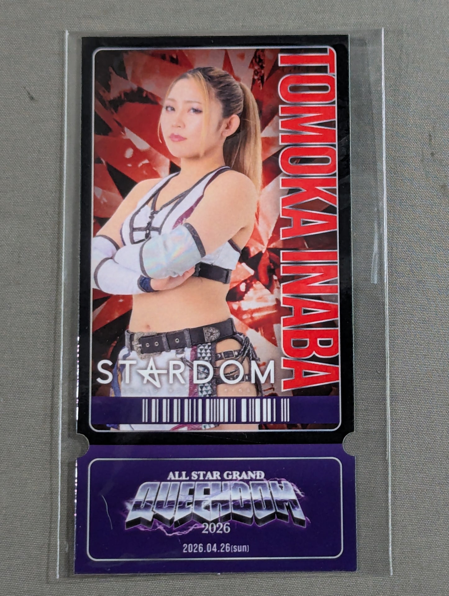 Tomoka Inaba  Ticket-Style Sticker