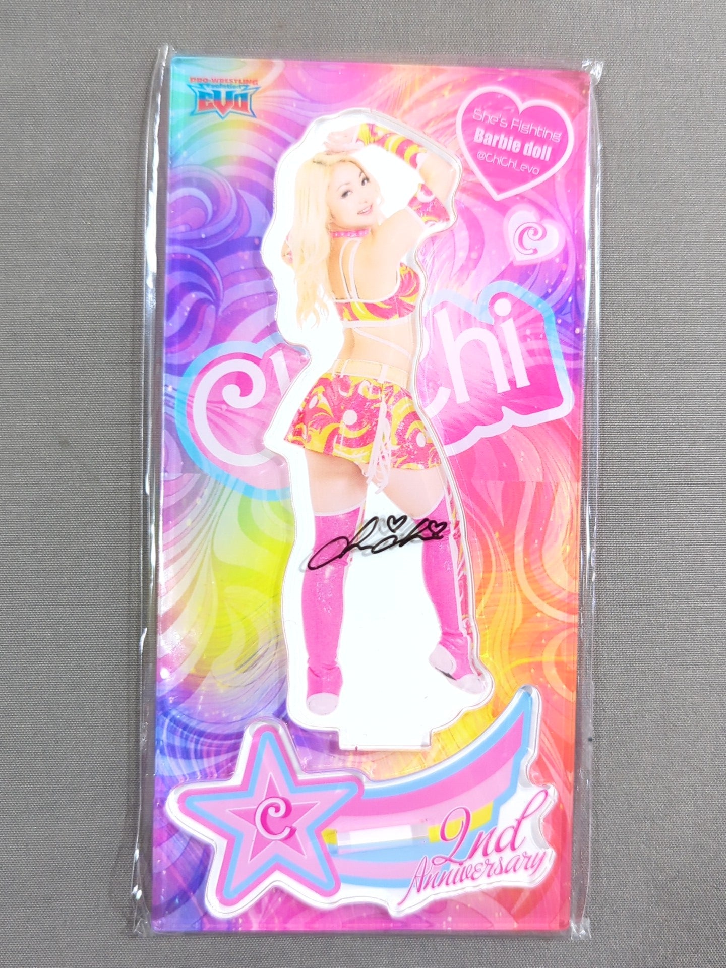 【hand signed autograph】 ChiChi Acrylic Stand
