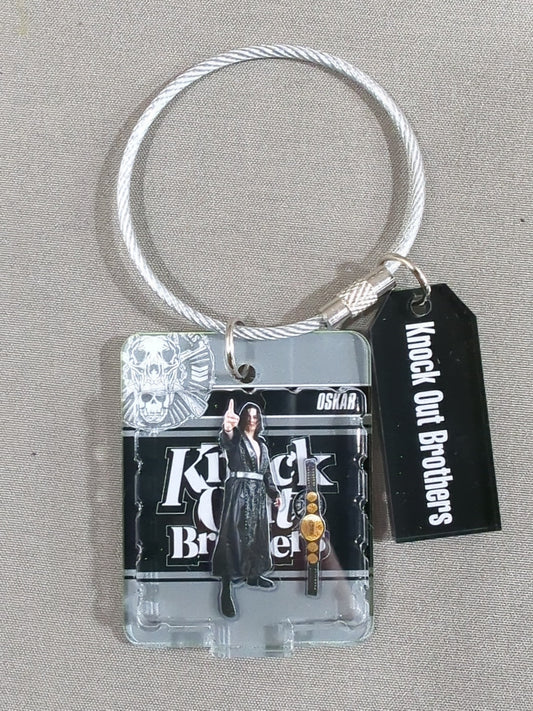 OSKAR Blister pack-style acrylic keychain