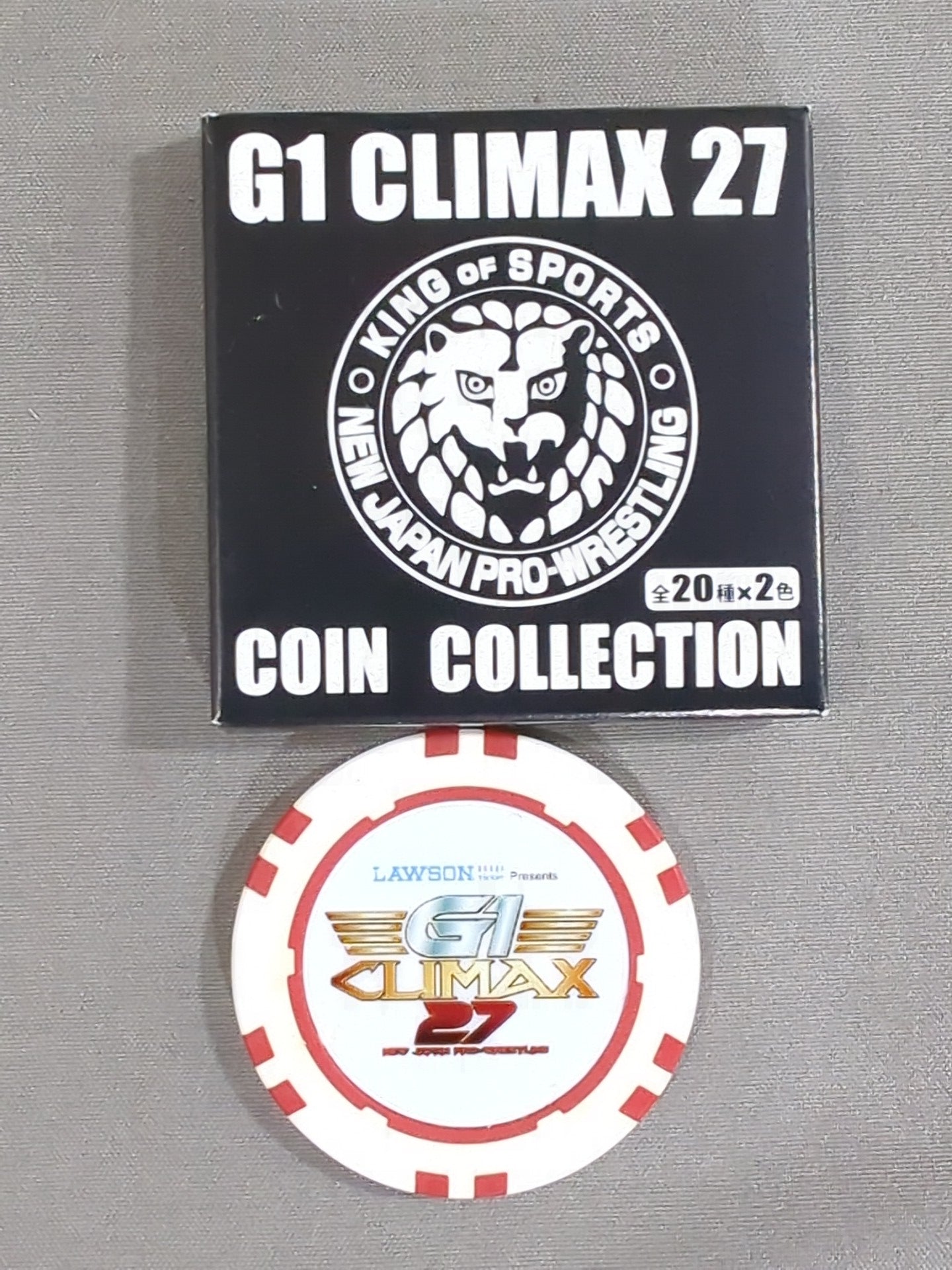 G1 CLIMAX 27 Coin Collection Kazuchika Okada (White)