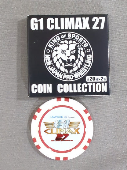 G1 CLIMAX 27 Coin Collection Kazuchika Okada (White)