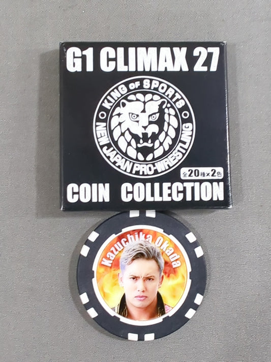 G1 CLIMAX 27 コイン コレクション オカダ・カズチカ(黒)