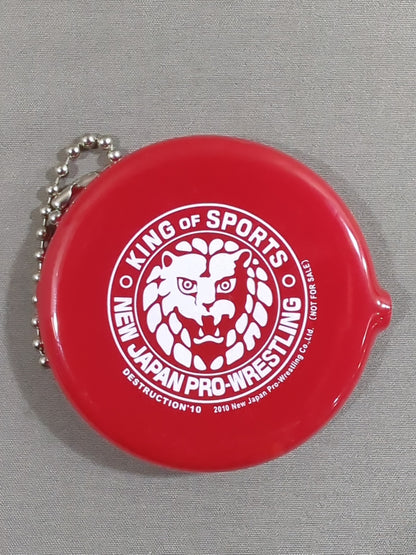 New Japan Pro Wrestling  Lion Mark  Rubber Coin Case