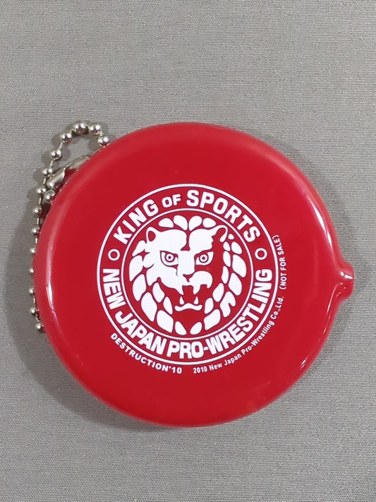 New Japan Pro Wrestling  Lion Mark  Rubber Coin Case