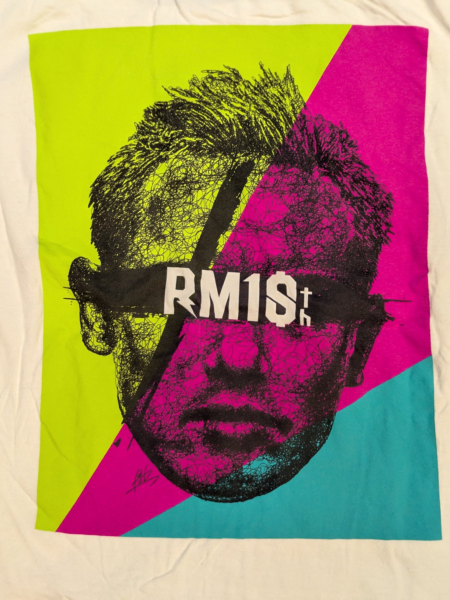 オカダ・カズチカ「RM10th FACE Ⅱ」Tシャツ②(ホワイト)