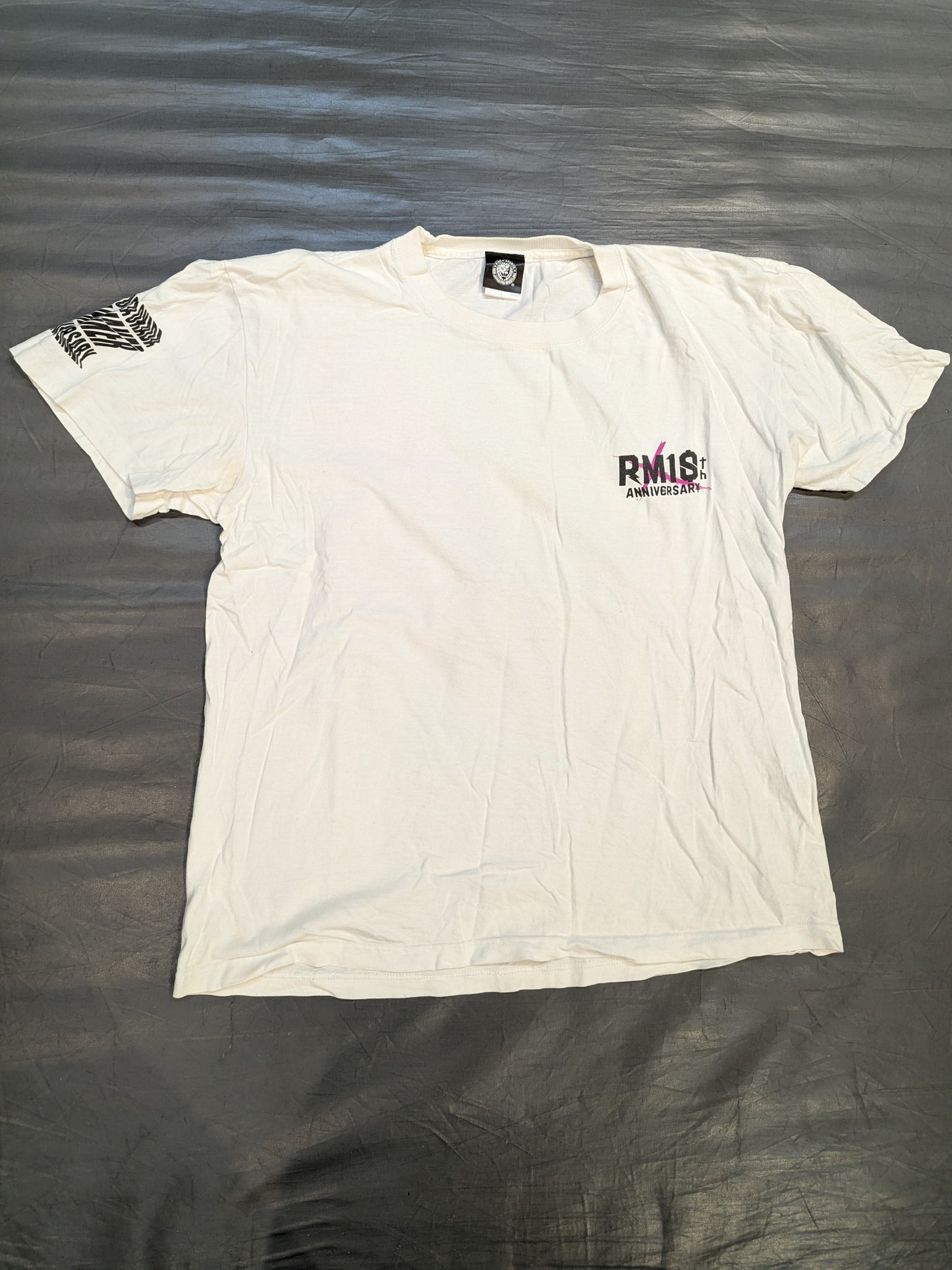 オカダ・カズチカ「RM10th FACE Ⅱ」Tシャツ②(ホワイト)